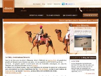 deserts.fr website preview