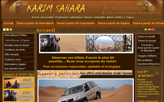 karimsahara.com website preview