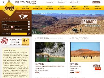 nomade-aventure.com website preview