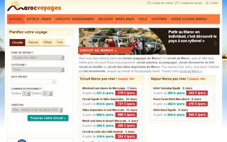 marocvoyages.com website preview