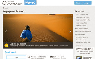 voyage-maroc.eu website preview