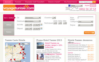 voyagetunisie.com website preview