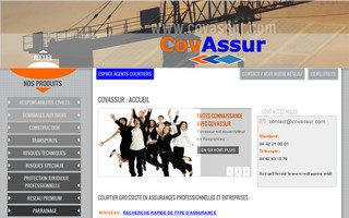 covassur.com website preview