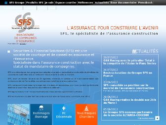 sfs-groupe.com website preview