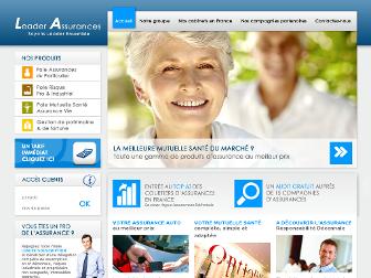 leader-assurances.eu website preview