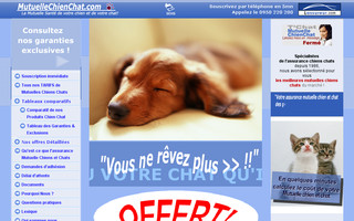 mutuellechienchat.com website preview