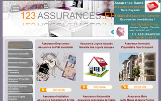 123assurances.fr website preview