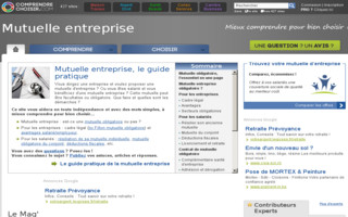 mutuelle-entreprise.comprendrechoisir.com website preview