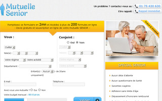 seniormutuelle.fr website preview