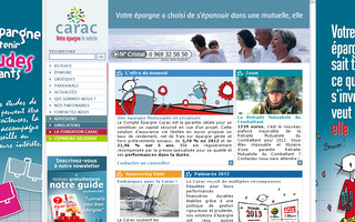 carac.fr website preview