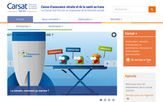 carsat-sudest.fr website preview