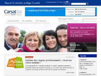 carsat-aquitaine.fr website preview