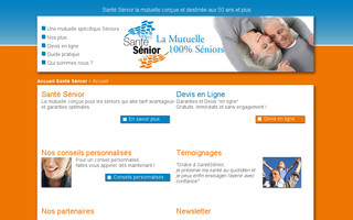 sante-senior.fr website preview