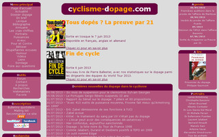 cyclisme-dopage.com website preview