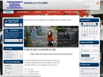 massaliacyclisme.fr website preview