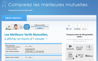 mutuellesantepascher.fr website preview