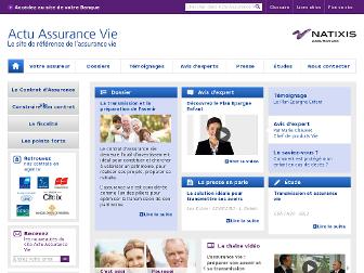 actuassurancevie.com website preview