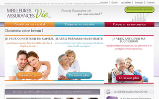 meilleures-assurances-vie.com website preview