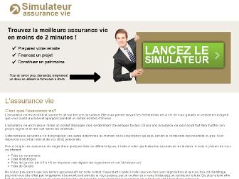 simulation-assurance-vie.net website preview