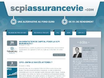 scpiassurancevie.com website preview