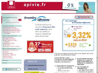 apivie.fr website preview