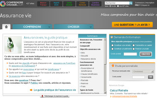 assurance-vie.comprendrechoisir.com website preview