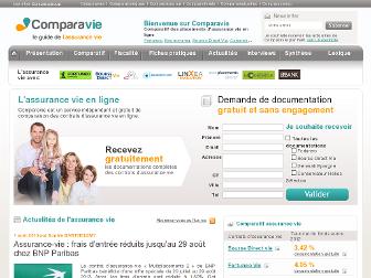 comparavie.fr website preview