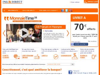 ingdirect.fr website preview