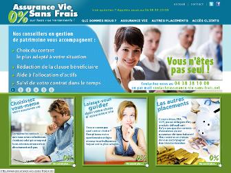 assurance-vie-sans-frais.net website preview
