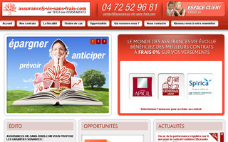 assurances-vie-sans-frais.com website preview