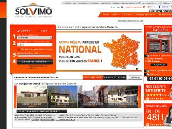 immobilier-cazeres.solvimo.com website preview