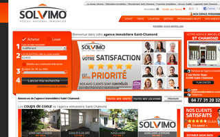 immobilier-saint-chamond.solvimo.com website preview