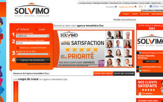immobilier-dax.solvimo.com website preview