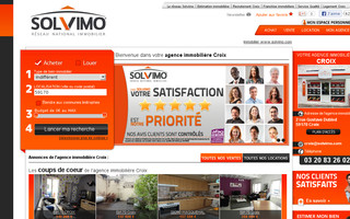 immobilier-croix.solvimo.com website preview