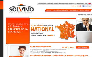 entreprendre.solvimo.com website preview