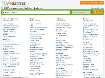 toulouse.vivastreet.com website preview