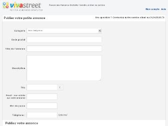 post.vivastreet.com website preview
