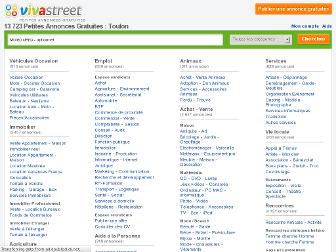 toulon.vivastreet.com website preview
