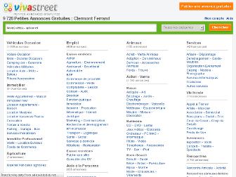 clermont-ferrand.vivastreet.com website preview