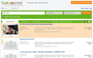 covoiturage.vivastreet.com website preview