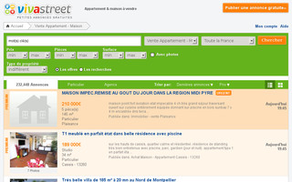 achat-vente-appartement.vivastreet.com website preview