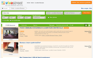 location-bureaux.vivastreet.com website preview