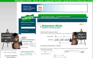 mon-assurance-deces.com website preview