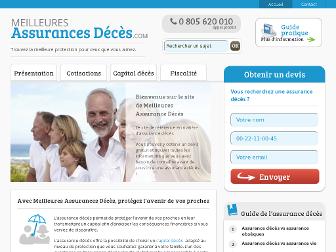 meilleures-assurances-deces.com website preview