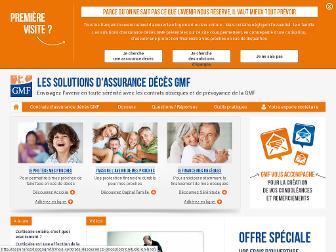 assurancedecesgmf.fr website preview