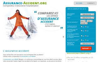 assuranceaccident.org website preview