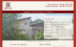 ljt-immo.fr website preview