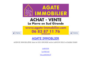 agathe-immobilier.fr website preview