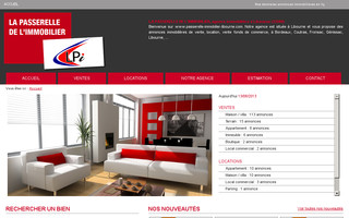 passerelle-immobilier-libourne.com website preview
