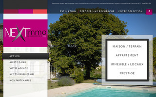 agencenextimmo.fr website preview